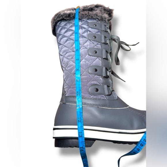 ALEADER Womens Cold Weather Winter Boots, Waterproof, Dark Gray Women’s Size 8.5 - Picture 9 of 9